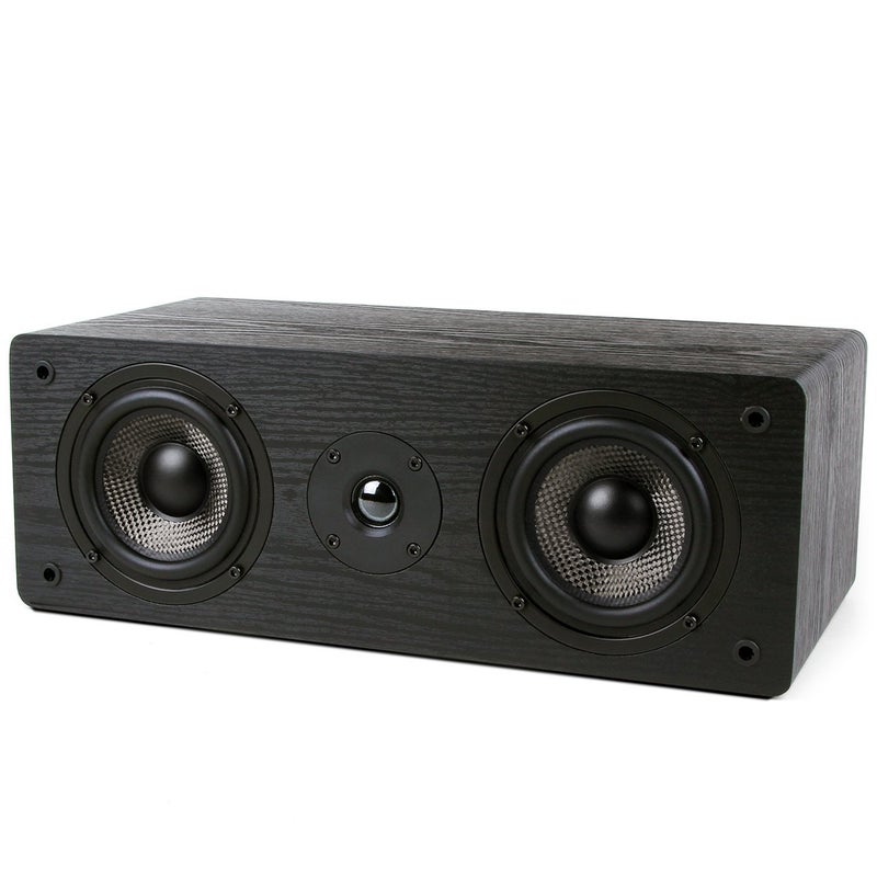 Micca MB42-C Center Channel Speaker for Home Theater, Surround Sound, Passive, 2-Way (Black, Each) - Image 3